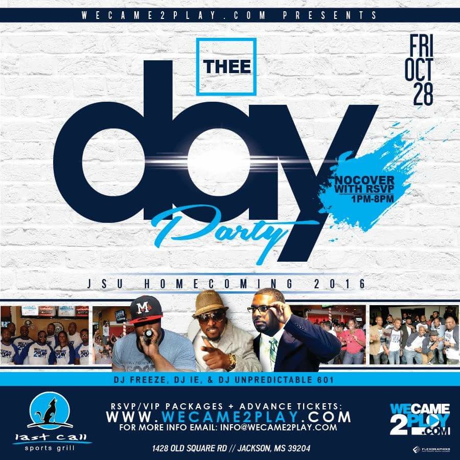 THEE Day Party – FriDAY Oct. 28 @ Last Call